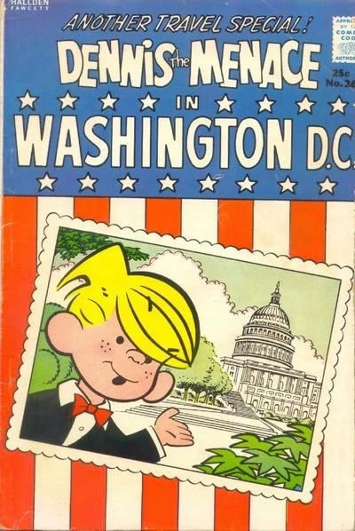 Cover of Dennis the Menace in Washington D.C.