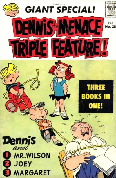 Cover of Dennis the Menace Triple Feature