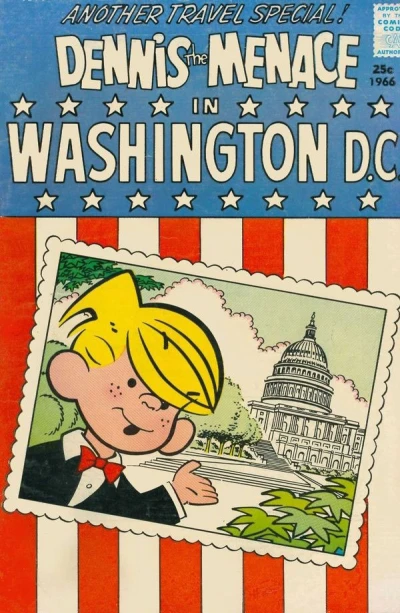 Cover of Dennis the Menace in Washington D.C.