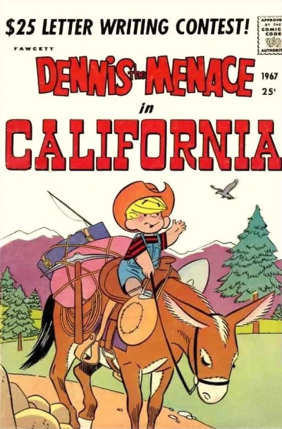 Cover of Dennis the Menace in California