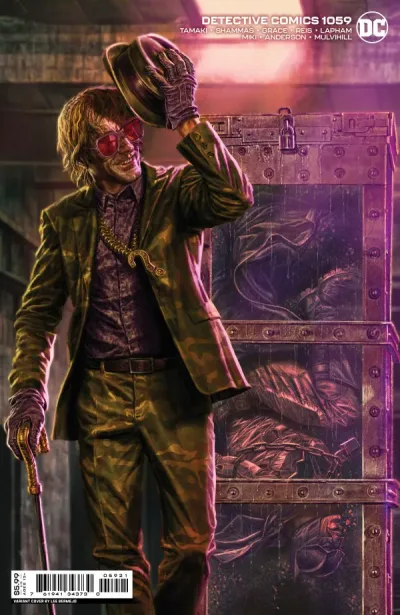 Cover of Lee Bermejo Riddle/Batman Card Stock variant