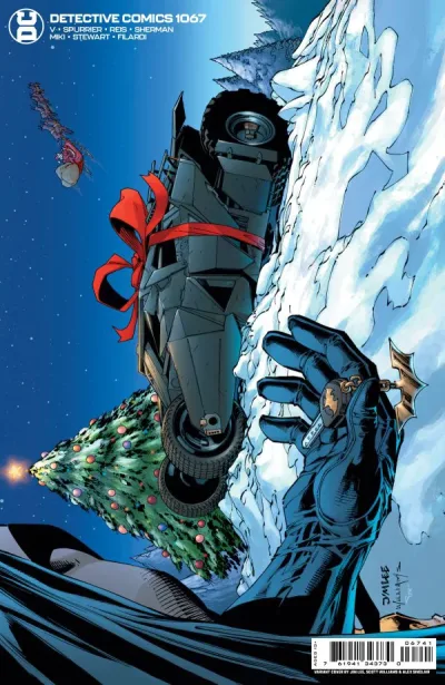Cover of Jim Lee, Scott Williams & Alex Sinclair DC Holiday Card Variant