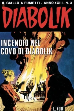 Incendio nel covo di Diabolik
