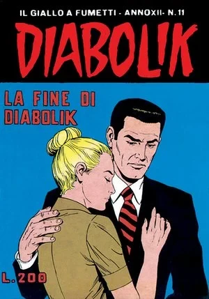 Cover of La fine di Diabolik