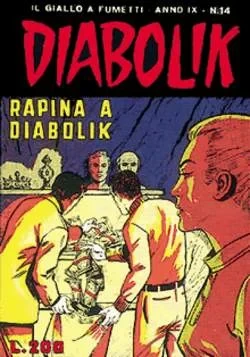 Cover of Rapina a Diabolik
