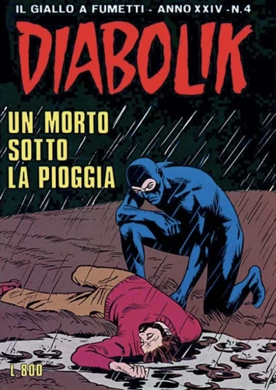 Cover of Un morto sotto la pioggia