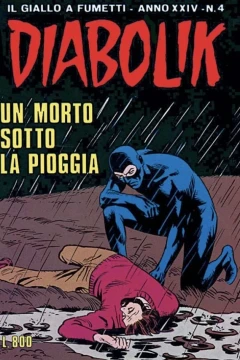Un morto sotto la pioggia