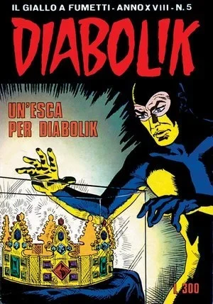 Cover of Un'esca per Diabolik