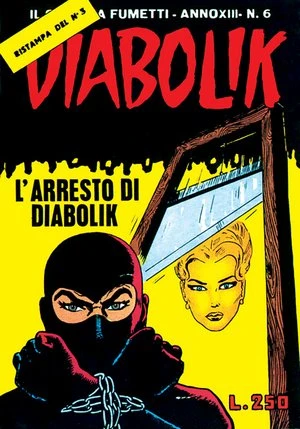 Cover of L'arresto di Diabolik