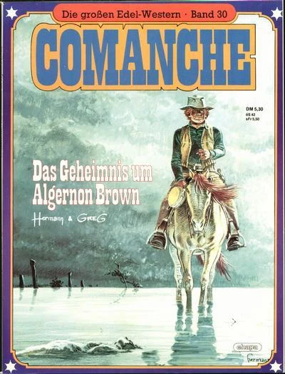 Cover of Comanche - Das Geheimnis um Algernon Brown