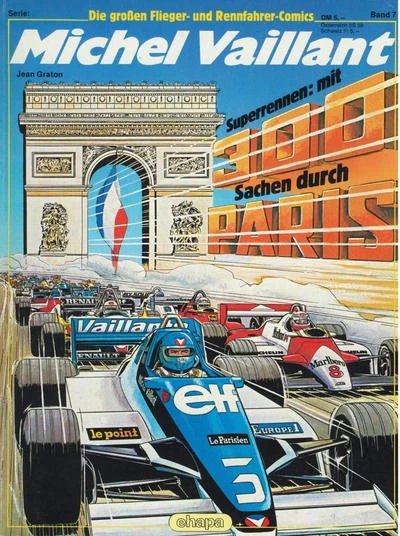 Cover of Michel Vaillant - Superrennen: Mit 300 Sachen durch Paris