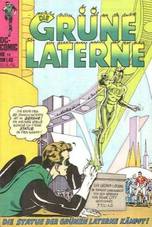 Cover of Grüne Laternes Statue zieht in den Krieg!