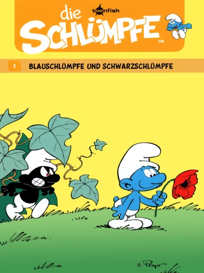 Cover of Blauschlümpfe und Schwarzschlümpfe