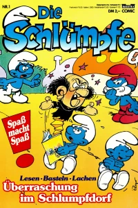 Überraschung im Schlumpfdorf