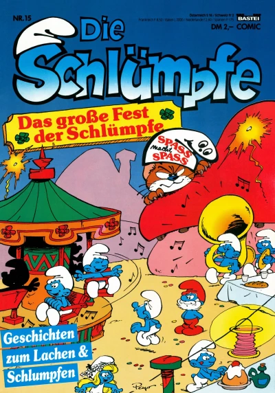 Cover of Das grosse Fest der Schlümpfe