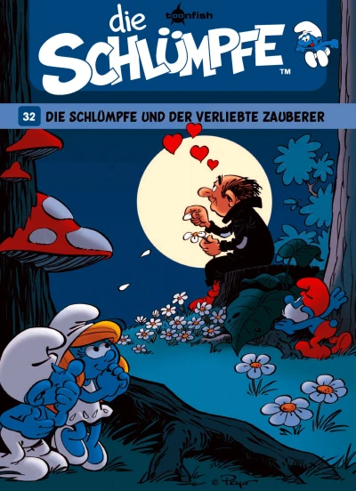 Cover of Die Schlümpfe und der verliebte Zauberer
