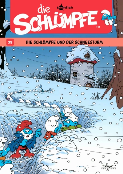 Cover of Die Schlümpfe und der Schneesturm
