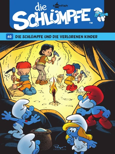Cover of Die Schlümpfe und die verlorenen Kinder