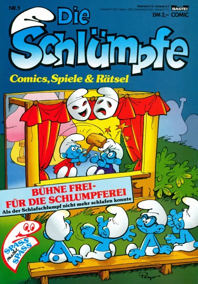 Cover of Bühne frei für die Schlumpferei