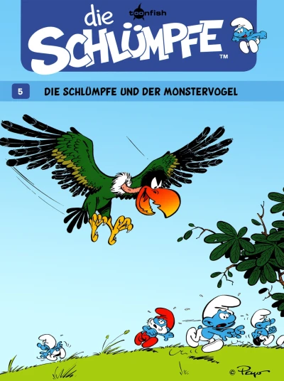 Cover of Die Schlümpfe und der Monstervogel