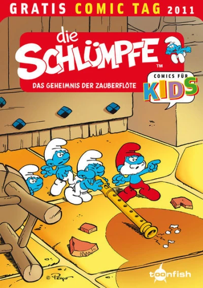 Cover of Die Schlümpfe - Das Geheimnis der Zauberflöte