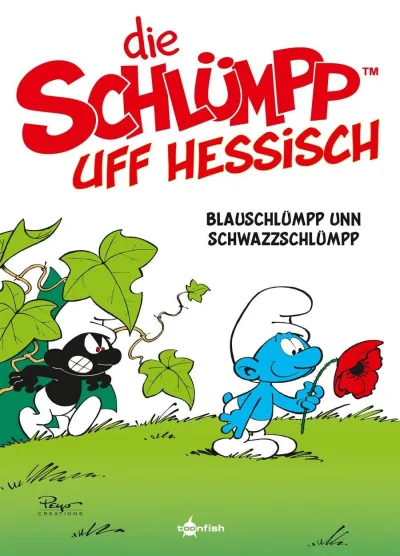 Cover of Die Schlümpp uff Hessisch 1: Blauschlümpp unn Schwazzschlümpp