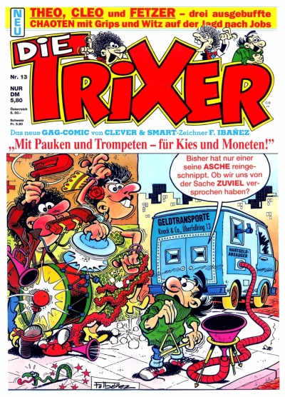 Cover of Mit Pauken und Trompeten - für Kies und Moneten!
