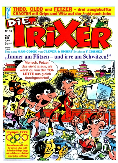 Cover of Immer am Flitzen - und irre am Schwitzen!