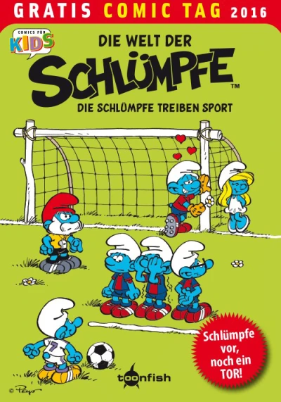 Cover of Die Schlümpfe treiben Sport