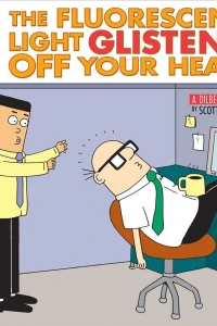 The Fluorescent Light Glistens Off Your Head