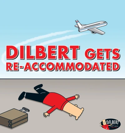 Cover of Dilbert Gets Re-Accommodated