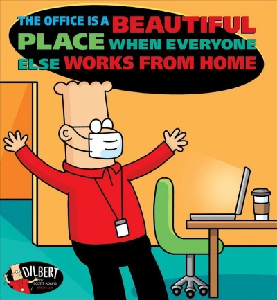 Cover of The Office is A Beautiful Place When Everyone Else Works From Home