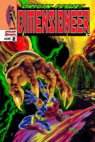 Cover of The Origin of the Dimensioneer!