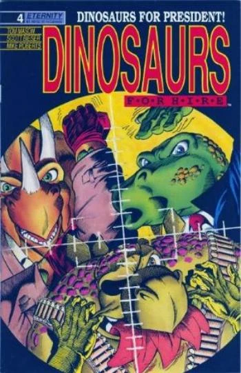 Cover of Dinosaurs For President.