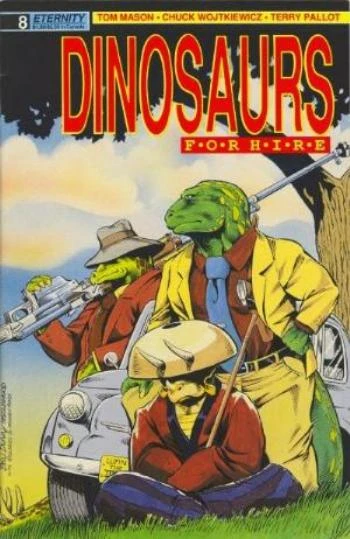 Cover of Teriyaki Dinosaurs.