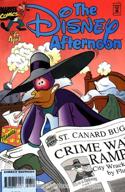 Cover of Darkwing Duck:Bad Medicine; The Marvelous World of Disney; Gyro Gearloose:Cinematic Cycling; Goof Troop:Dog Days