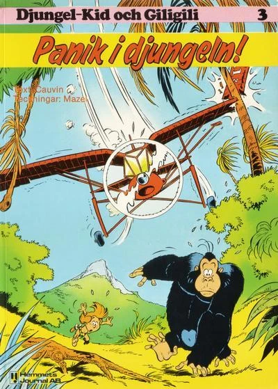 Cover of Panik i djungeln!