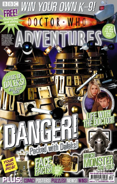 Cover of Danger! Packed with Daleks