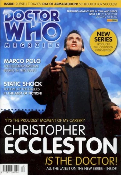 Cover of Christopher Eccleston is the Doctor