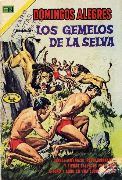 Cover of Los gemelos de la Selva