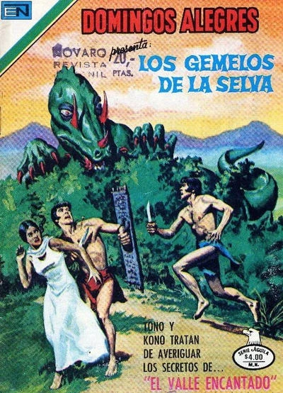 Cover of Los Gemelos de la Selva : "El Valle Encantado"