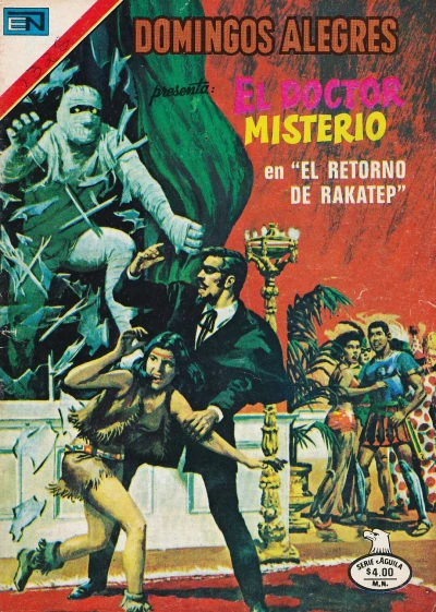 Cover of El doctor Misterio: El retorno de Ra-Ka-Tep; Choque de los dioses