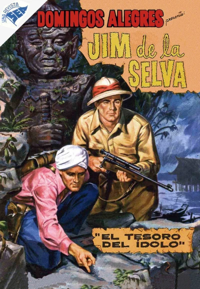 Cover of Jim de la Selva "El Tesoro del Idolo"