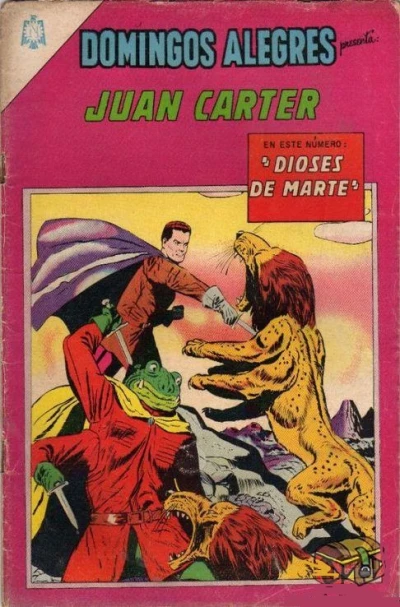 Cover of Juan Carter: "Dioses de Marte"