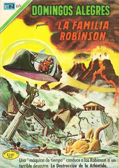 Cover of La Familia Robinson: La Destruccion de la Atlantida
