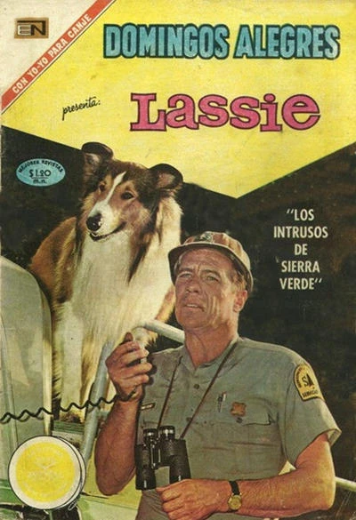 Cover of Lassie "Los Intrusos de Sierra Verde"