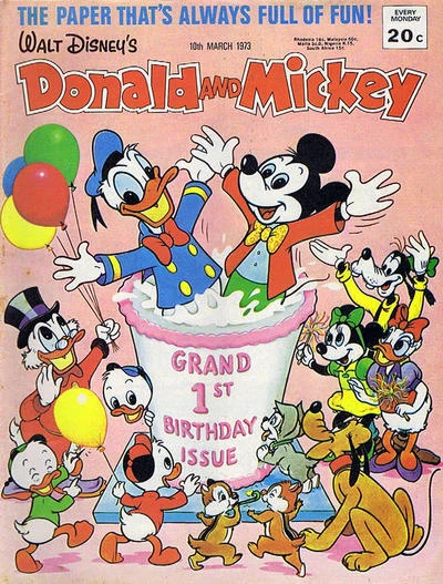 Cover of Grand 1st Birthday Issue