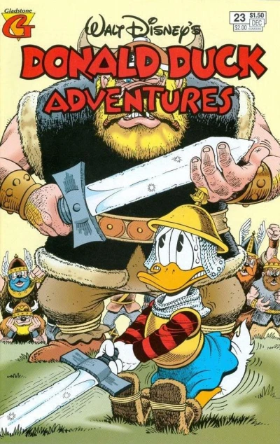 Cover of Donald Duck and his fierce ancestor Andold Wild Duck