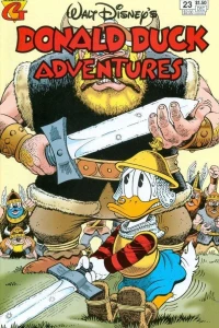 Donald Duck and his fierce ancestor Andold Wild Duck