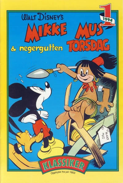Cover of Mikke Mus og negergutten Torsdag